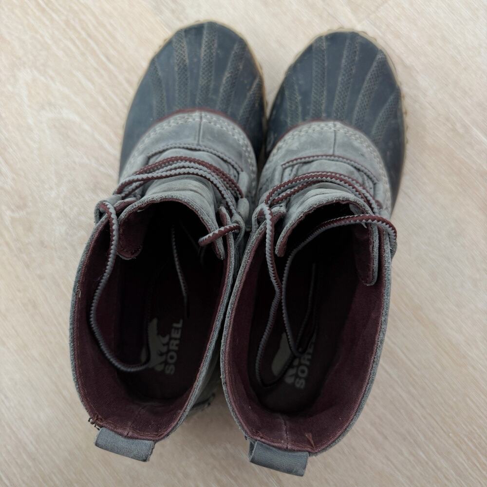 Women’s Sorel Out ‘N About Waterproof Duck Snow Winter Boots Size 7 - Picture 7 of 9